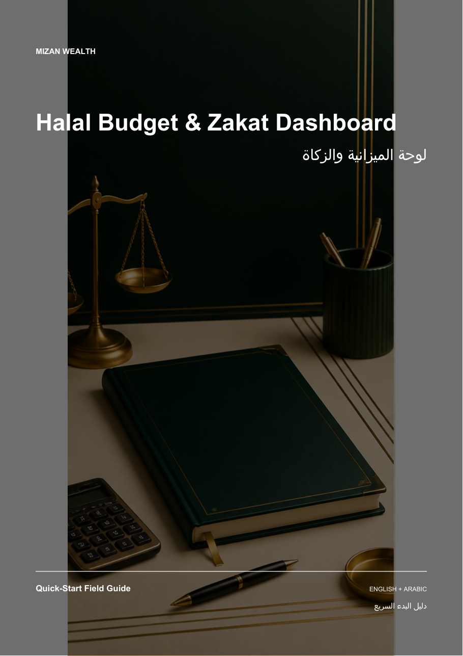 لوحة الميزانية والزكاة
